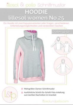 Papierschnittmuster - Hoodie No. 25 - Damen- Lillesol & Pelle